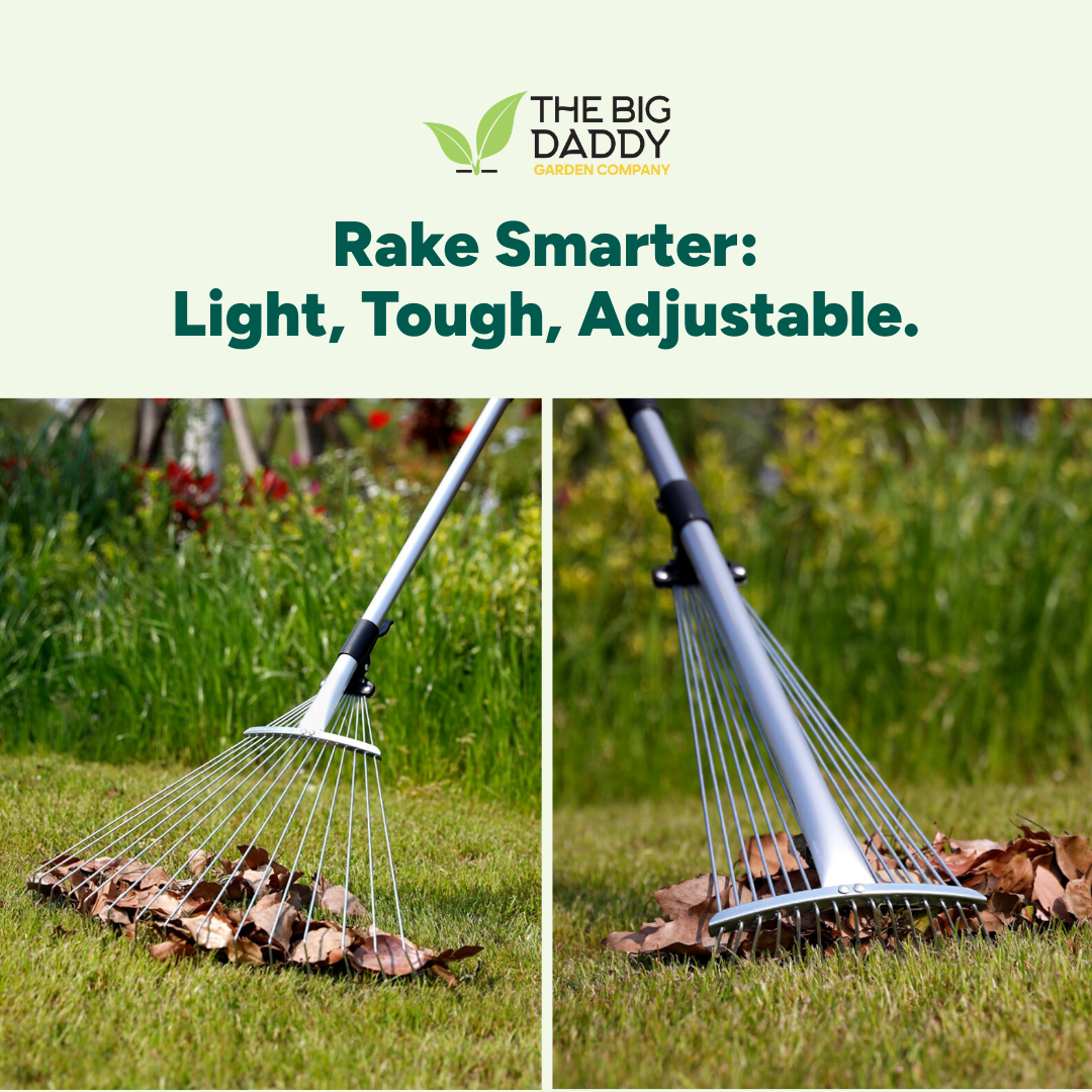 Adjustable Metal Garden Rake